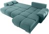 Ed Exciting Design Sofa Anton mit Schlaffunktion & Bettkasten in verschiedenen Farben erhältlich Luxus-Webstoff Flachgewebe beidseitig montierbar Bild 2