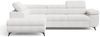 GRAINGOLD Ecksofa L-Form Argon L, Couch mit Wellenfeder, mit Schlaffunktion und Bettkasten, Cord-Stoff, Grau, Rechts Bild 2