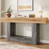 Beistelltisch zweifarbig natur 160×30×82,5 cm aus Spanplatte Bild 2