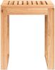 vidaXL Badhocker 40x30x46 cm Massivholz Nussbaum 350344 Bild 3