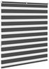 vidaXL Doppelrollo Schwarz 125x150 cm Stoffbreite 120,9 cm Polyester 4014240 Bild 4