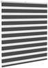 vidaXL Doppelrollo Schwarz 125x150 cm Stoffbreite 120,9 cm Polyester 4014240 Bild 3