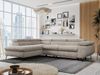 MKS MÖBEL Ecksofa PETER L, Set, Ecksofa L-form, HR35-Schaum, Wellenfederkern, Bettfunktion, Einstellbare Kopfstützen, Bettkasten Bild 1