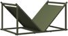 vidaXL Brennholzregal Olivgrün 70x43x34,5 cm Kaltgewalzter Stahl 864176 Bild 2