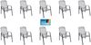 MFG ZINGST 10x Stapelsessel aus Streckmetall Gartenstuhl stapelbar Bild 1