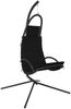 vidaXL Garten-Hängestuhl mit Kissen Schwarze Oxford-Gewebe und Stahl 362728 Bild 2