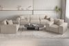 Sofa Designersofa CELES PREMIUM 3-Sitzer in Stoff Scala Hellbeige Bild 3