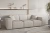 Sofa Designersofa CELES PREMIUM 3-Sitzer in Stoff Scala Hellbeige Bild 5