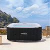 Arebos Whirlpool FLORENCE & BARECELONA Aufblasbar 4 oder 6 Personen mit 100/130 Düsen, (Komplett-Set), für Outdoor & Indoor Bild 2