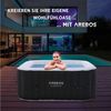 Arebos Whirlpool FLORENCE & BARECELONA Aufblasbar 4 oder 6 Personen mit 100/130 Düsen, (Komplett-Set), für Outdoor & Indoor Bild 3