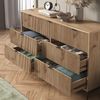 Sideboard Eliza Viking Oak 42 x 81 cm mit 7 Schubladen Vicco Bild 5