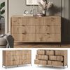Sideboard Eliza Viking Oak 42 x 81 cm mit 7 Schubladen Vicco Bild 2