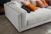 KAWOLA Big Sofa RAINA Cord hellgrau 85 x 150 x 254 cm Bild 4
