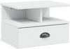 vidaXL Nachttisch HILL Weiß 40 x 31 x 27 cm Massives Kiefernholz 42025044 Bild 2