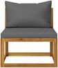 vidaXL 6-tlg. Garten-Lounge-Set mit Auflagen Massivholz Akazie 45913 Bild 5