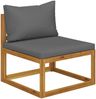 vidaXL 6-tlg. Garten-Lounge-Set mit Auflagen Massivholz Akazie 45913 Bild 4
