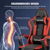 Hiazurm Gaming-Stuhl Gaming Stuhl Chair Gamer Sessel - Ergonomischer Gamer Stuhl (Tragkraft 150 Kg), Gamingstuhl mit Fußstütze Kopfstütze und Lordosenstütz PC Sessel Bild 2