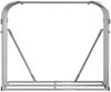 vidaXL Kaminholzunterstand Silbern 120x45x100 cm Verzinkter Stahl 364593 Bild 4
