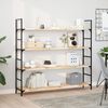 vidaXL Schweberegale 3 Stk. 120x30x2 cm Massivholz Akazie Unbehandelt 3279381 Bild 1