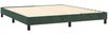 vidaXL Boxspringbett mit Matratze Dunkelgrün 160x200 cm Samt 3127502 Bild 4