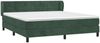 vidaXL Boxspringbett mit Matratze Dunkelgrün 160x200 cm Samt 3127502 Bild 3