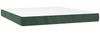 vidaXL Boxspringbett mit Matratze Dunkelgrün 160x200 cm Samt 3127502 Bild 5
