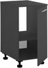 Spülenschrank >LAUNDREEZY< in Anthrazit, Holzwerkstoff - 50x93x68cm (BxHxT) Bild 4