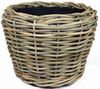 Van der Leeden Blumentopf 57x43cm Rattan Sylter Korb Drypot 60L (1 St), Indoor & Outdoor, Rattan, 60 L, Naturprodukt, incl. Kunststoffeimer Bild 2