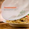 Mikrowellenabdeckung Ø26 x 7cm, ( 2er Set ) Geschirhülle für die Mikrowelle - Mikrowellenhaube, Spritzschutz, Mikrowellendeckel transparent Bild 5