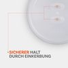 Mikrowellenabdeckung Ø26 x 7cm, ( 2er Set ) Geschirhülle für die Mikrowelle - Mikrowellenhaube, Spritzschutz, Mikrowellendeckel transparent Bild 3