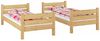 Erst-Holz Etagenbett extra stabil Kiefer 100x200 Nische 80 Hochbett teilbar ohne Rollrost 60. 16-10T80oR Bild 3