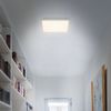 Briloner Leuchten - LED Deckenlampe rahmenlos, LED Deckenleuchte, LED Aufbauleuchte, warmweiße Farbtemperatur, 287 x 287 x 36 mm, silberfarbig Bild 4