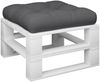 vidaXL Palettenkissen Anthrazit 60x60x12 cm Stoff 360447 Bild 3