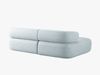 Micadoni 5-Sitzer Ecksofa Jenny Links Chenille Perfect Harmony Hellblau Bild 4