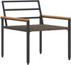 vidaXL Gartenmöbel-Set 3 pcs Cremeweiß Poly-Rattan 42025361 Bild 5