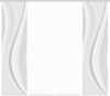 HOME WOHNIDEEN Schiebegardine LAURINA 4er SET (4 St), Paneelwagen, blickdicht, Schiebevorhang Digidruck 4er Set LAURINA Bild 3