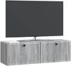 vidaXL Wandmontierter TV-Schrank Graues Sonoma 98 x 31 x 30 cm 898051 Bild 3
