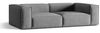 Micadoni Sofa Nuria 4-Sitzer Samt Grau Bild 2