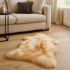 Provellus Teppich Echtes Lammfell Schaffell – weich & flauschig, Naturfell Teppich, 100-120 cm Bild 3