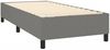 vidaXL Polsterbett, Stoff, Dunkelgrau, 80x200 cm, Schwarz Bild 4