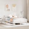vidaXL Massivholzbett ohne Matratze Weiß 140x190 cm Kiefernholz 3301879 Bild 1