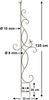 DanDiBo Rankhilfe Metall Rankgitter 135 cm 93999 Kletterhilfe Bodenstecker Blumenhalter Ranksäule Bild 2