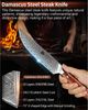 XINZUO Damaststahl Steakmesser Set 12.7cm Besteckmesser Küchenmesser Bild 2