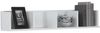 FMD Möbel - POINT 4 - Wandregal - melaminharzbeschichtete Spanplatte - weiß - 92 x 16,5 x 17cm Bild 2