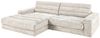 KAWOLA Sofa LANA Ecksofa Cord cremeweiß Recamiere links 83 x 205 x 296 cm Bild 4