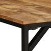 vidaXL Esstisch 180x90x75 cm Raues Massivholz Mango 373606 Bild 5