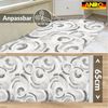 ANRO Schaum-Badematte pflegeleicht Kreis rutschfeste Duschmatte mit Drainage, Höhe 5 mm, Drainage, hält die füße warm, isolierend, Kunststoff, Rechteckig, Weichschaummatte 100x65cm Rechteckig RAW Grau Bild 3