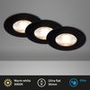 Briloner LED-Einbauleuchten Kulana Mini 3er Set Mini 3,6W 350lm schwarz Bild 3