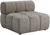 Vente-unique - FACIVIL Sofa Stoff Schokoladenbraun - B 156 cm x H 70 cm x L 282 cm Bild 3