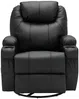 Vente-unique - Massagesessel - Kunstleder - Schwarz - SILVANO Bild 5